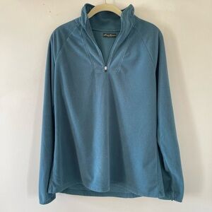 Eddie Bauer lightweight fleece jacket 1/4 zip women’s medium